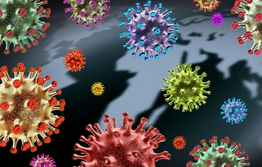 Ilustrasi virus corona menyerang manusia sejak 21.000 tahun lalu.
