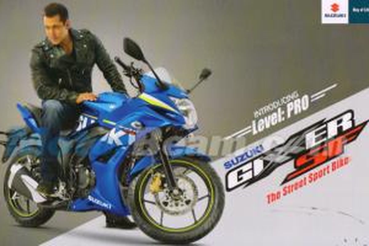 Brosur Suzuki Gixxer SF, memastikan spesifikasi dan varian yang akan dijual.
