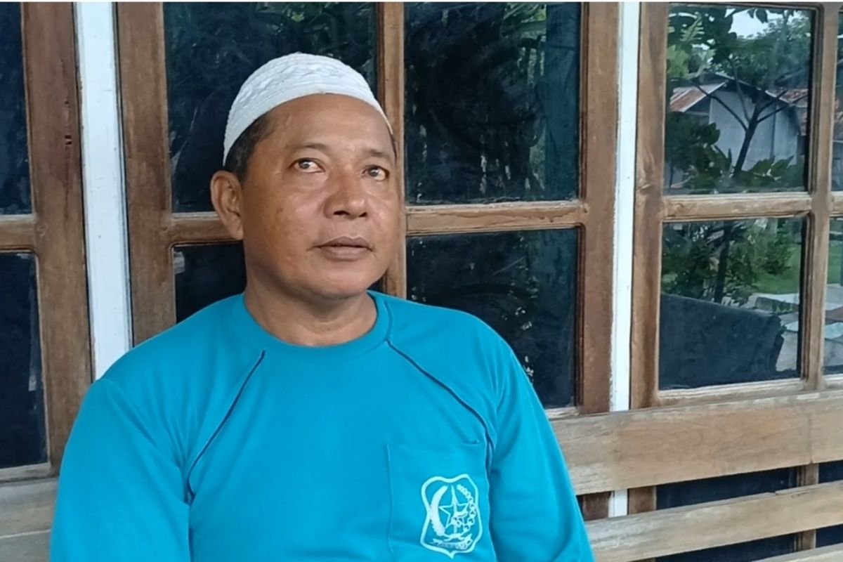 Mashadi, Ketua HIPPA Subur Makmur, Desa Klotok, Kecamatan Plumpang, Kabupaten Tuban, Jawa Timur, Senin (24/2/2025).