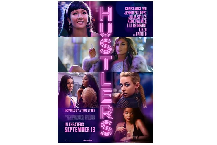 Poster film Hustler (2019), dibintangi Jennifer Lopez dan Constance Wu. Tayang di CATCHPLAY+