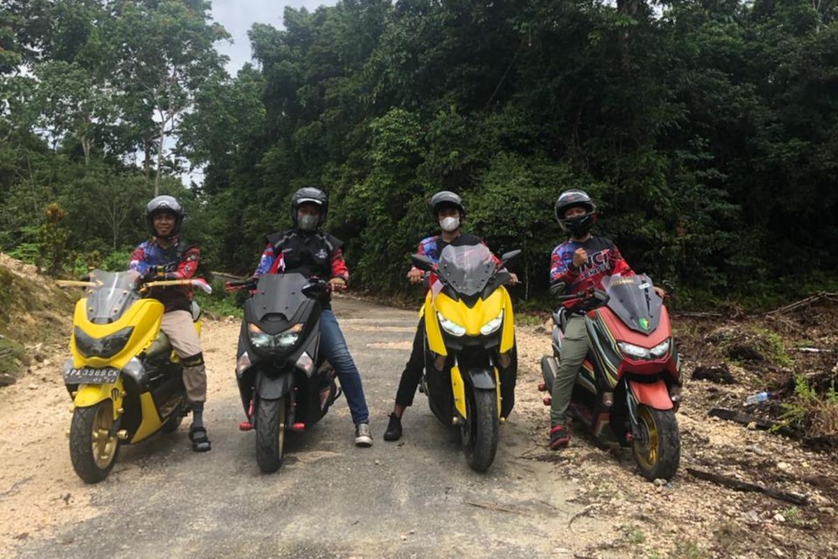 Kisah touring pengguna Maxi Yamaha di Papua