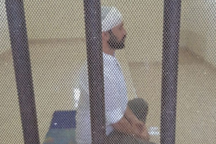 Barked Wissam meditates behind bars