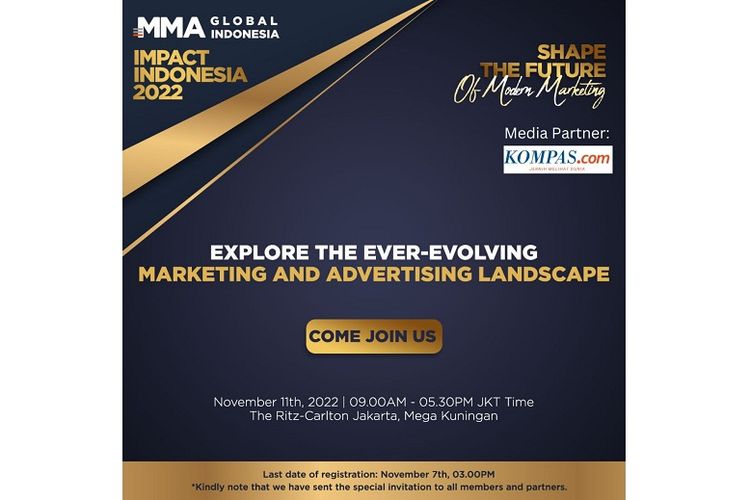 MMA Global Indonesia membuka pendaftaran untuk menghadiri ajang MMA Impact Indonesia 2022. 

