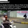 Viral, Video Polisi Acungkan Jari Tengah ke Pengendara yang Kawal Ambulans, Begini Kronologinya