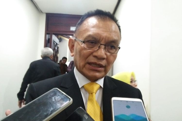 Sekretaris Jenderal Partai Golkar Lodewijk F Paulus di Kompleks Parlemen, Senayan, Jakarta, Senin (26/8/2019)