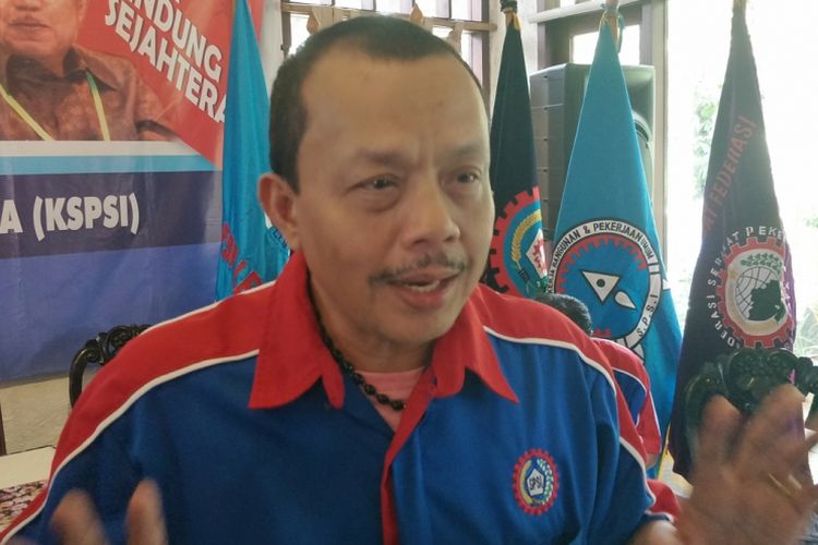 Wakil Ketua Umum Konfederasi Serikat Pekerja Seluruh Indonesia (KSPSI) HM Jusuf Rizal 