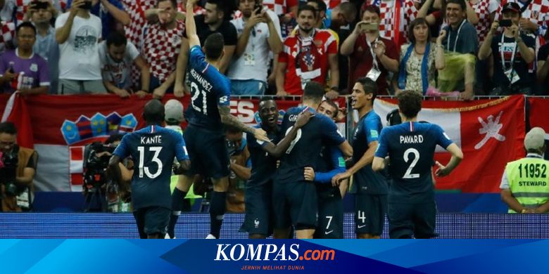 Juara Piala Dunia 2018 Perancis Dapat Hadiah Rp 513 Miliar