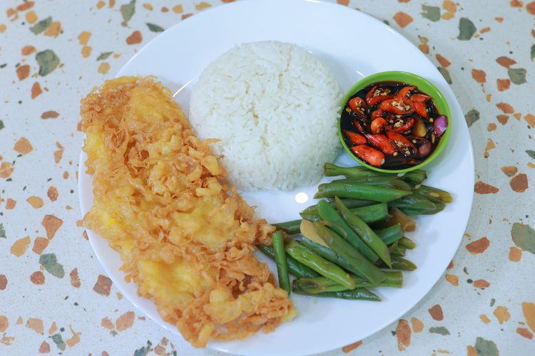 Nasi Telor Krispi ala Jogja di Nasi Liman.