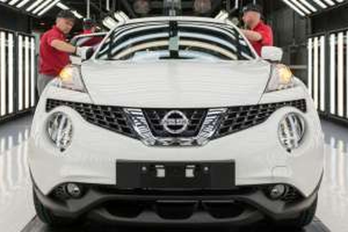 Juke diproduksi di pabrik Nissan di Sunderland, Inggris.