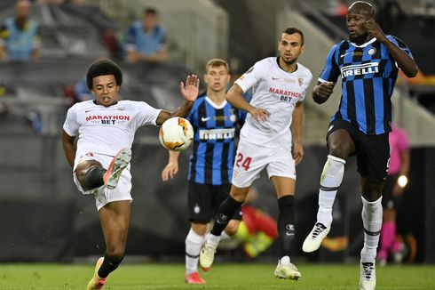 Final Liga Europa, Sevilla Vs Inter Imbang di Babak Pertama