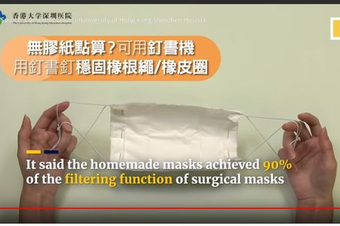 Cara Mudah Bikin Masker Sendiri di Rumah Menurut Ilmuwan Hong Kong