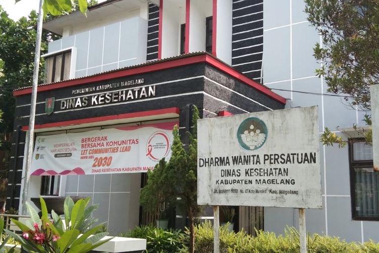 Kantor Dinas Kesehatan Kabupaten Magelang, Rabu (10/1/2024).