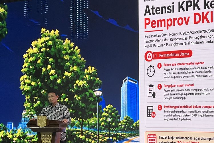 Indeks Persepsi Korupsi Indonesia Masih 34, KPK Minta Jakarta Jadi Contoh Antikorupsi