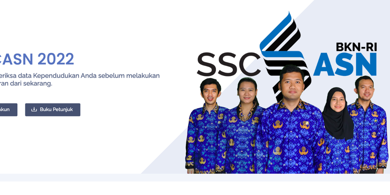 Laman sscasn bkn untuk pendaftaran calon PPPK guru 2022