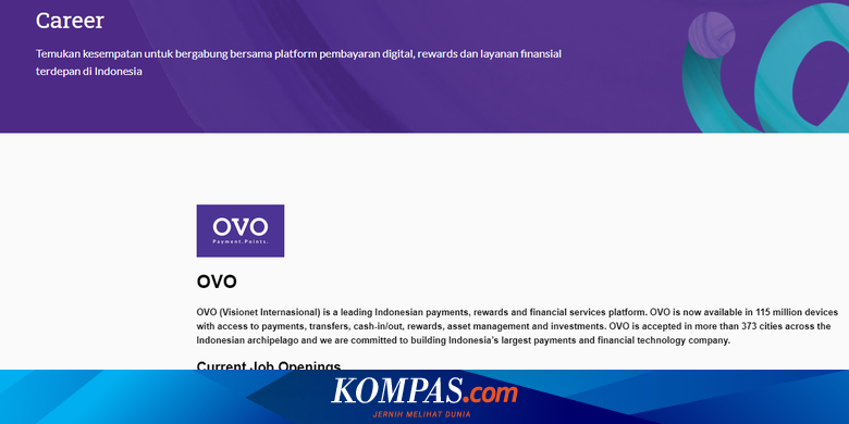 Ovo Buka Lowongan Pekerjaan Di 18 Posisi Minat Halaman All Kompas Com
