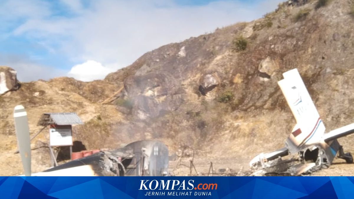 Satgas Damai Cartenz Berangkat ke TKP Pesawat Dibakar di Yakuhimo, Pastikan Nasib Penumpang