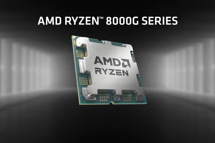 Ilustrasi Prosesor AMD Ryzen 8000G Series