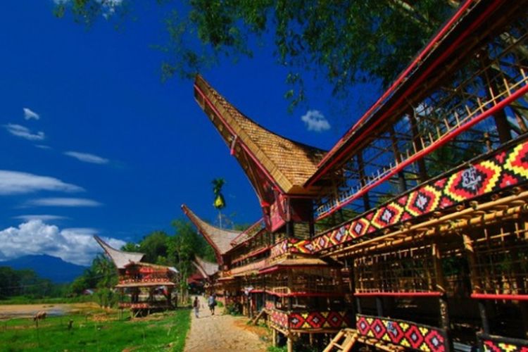 Desa Kete Kesu di Tana Toraja, Sulawesi Selatan.