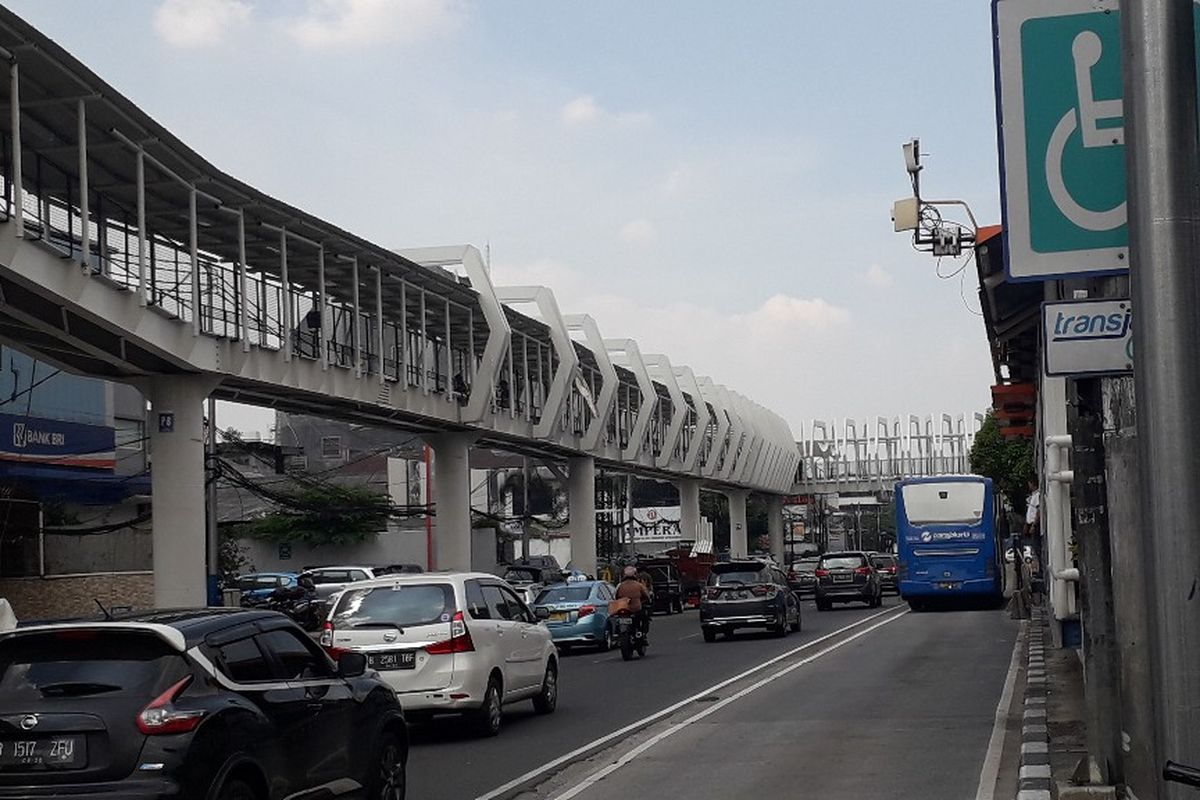 Pembangunan Skybridge LRT Dan Transjakarta Yang Instagramable Hampir ...