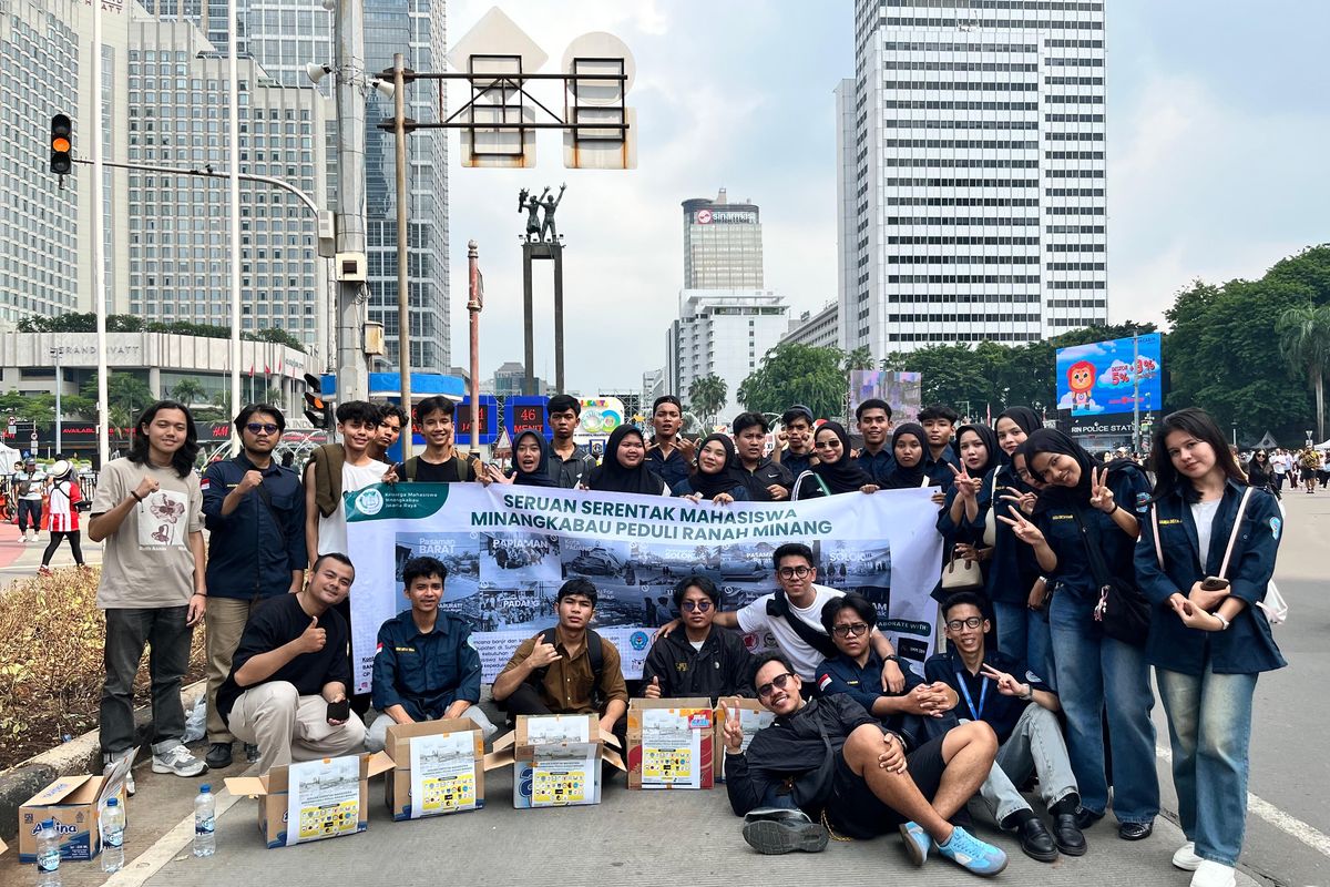 Mahasiswa Rantau Aksi Solidaritas di CFD, Galang Dana untuk Korban Bencana Sumatera