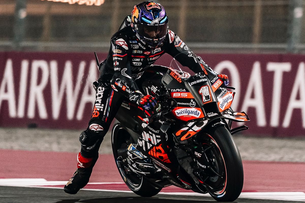 Jorge Martin saat berlaga pada MotoGP Qatar 2025