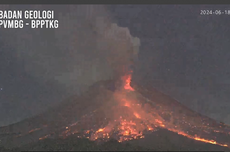 Dalam 6 Jam, Gunung Merapi Mengeluarkan 8 Kali Guguran Lava