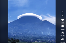 Ramai soal Awan Bertopi di Puncak Gunung Sindoro Disebut Tanda Adanya Badai, Ini Penjelasan BMKG