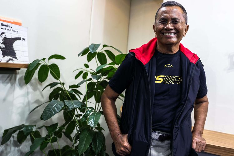 Dahlan Iskan saat diwawancarai pembawa acara BEGINU, Wisnu Nugroho di Menara Kompas, Jakarta Barat, Senin (10/2/2022).