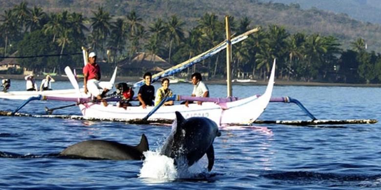 Pantai Lovina di Kabupaten Buleleng, Bali.