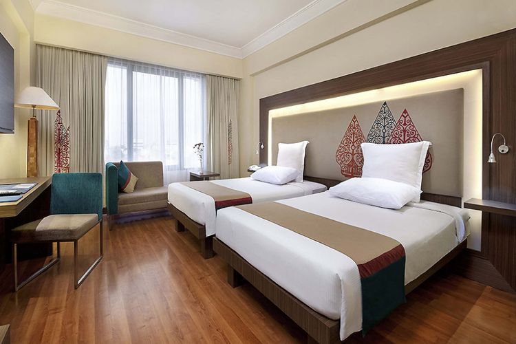 Kamar keluarga di Hotel Novotel Solo