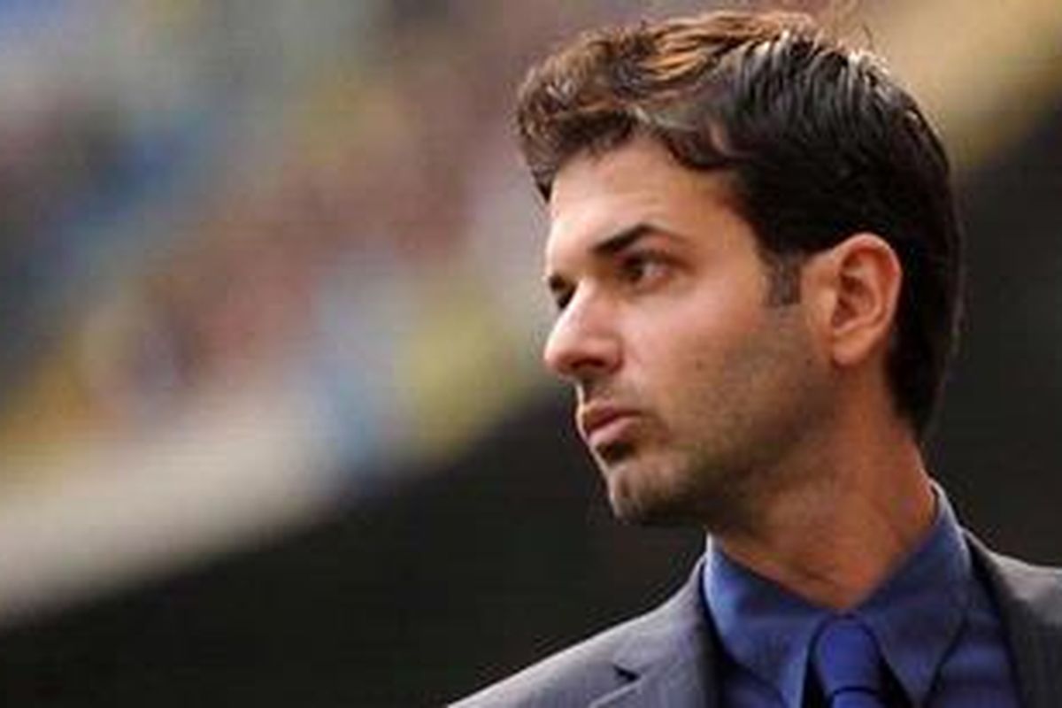 Pelatih Inter Milan, Andrea Stramaccioni.