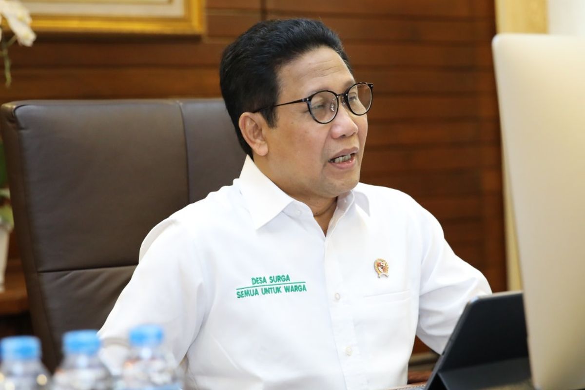 Mendes PDTT, Abdul Halim Iskandar dalam Lokakarya Nasional 2020 yang digelar Forum Komunikasi Perguruan Tinggi Pertanian Indonesia (FKPTPI) secara virtual dari Kantor Kemendes PDTT, Senin (30/11/2020).