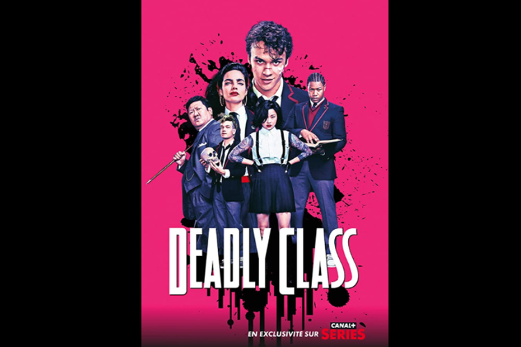 Para tokoh utama dalam poster serial Deadly Class.