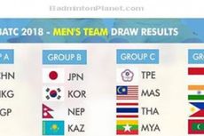 Tim Putra Indonesia di Grup Relatif Mudah pada Kualifikasi Piala Thomas