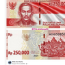 Beredar Info Pecahan Uang Rupiah Terbaru Senilai Rp 250.000, Bagaimana Faktanya?