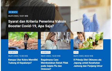 POPULER SAINS]: Syarat dan Kriteria Penerima Vaksin Booster ...