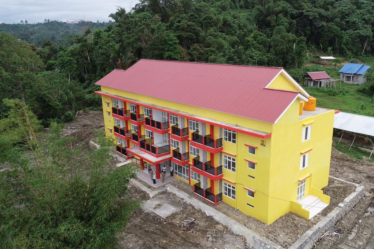 Rumah Susun Sewa (Rusunawa) untuk para mahasiswa di STT Theologia Erikson-Tritt Manokwari, Papua Barat.