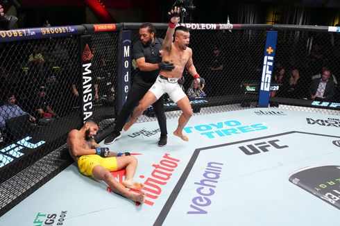 Hasil UFC Vegas 82: Debut Bersejarah Jeka Saragih, Menang KO Ronde Pertama!