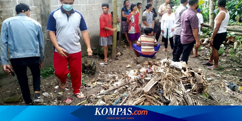 Kompas.com's tweet - "Bidan desa setempat menduga bayi ...
