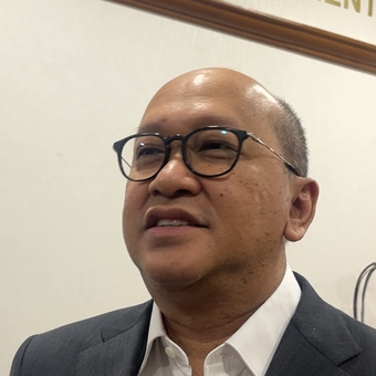 CEO BPI Danantara Rosan P. Roslani saat ditemu di Kantor Kementerian Koordinator Bidang Pangan, Jakarta, Senin (4/5/2026).