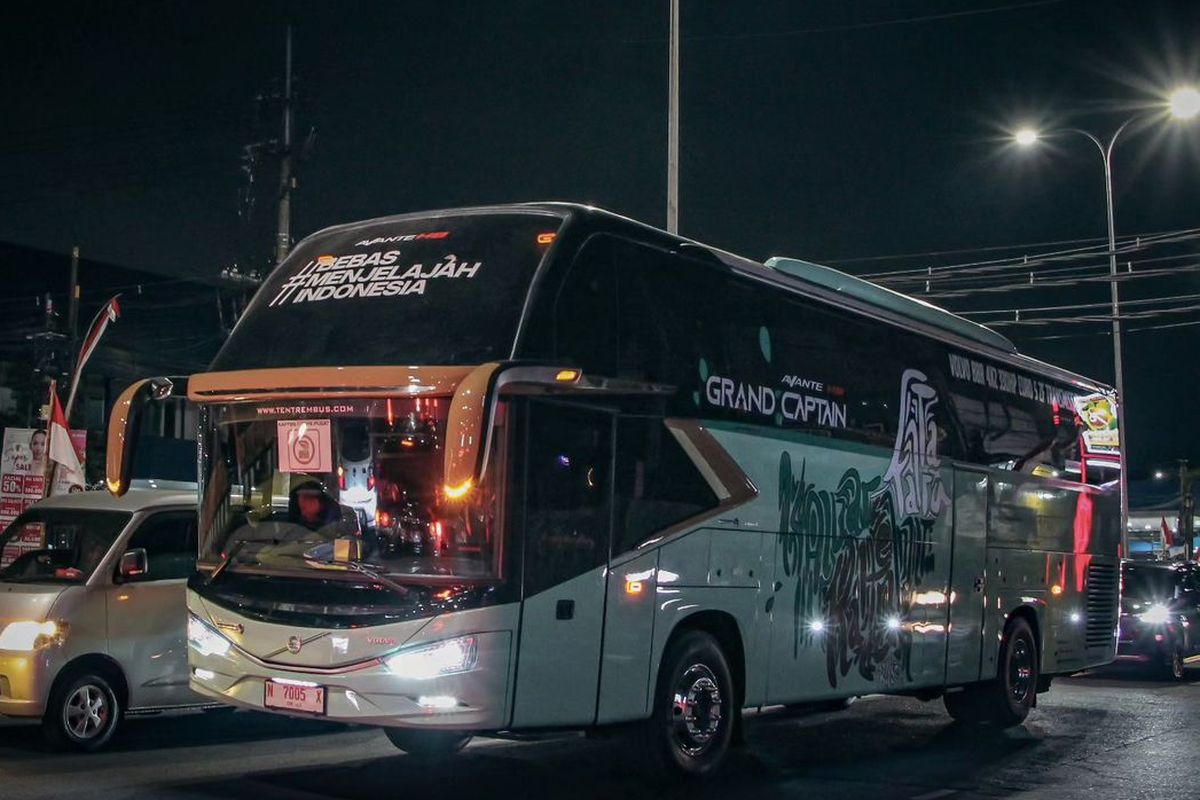 Bocoran bodi bus baru bernama Avante Grand Captain milik Karoseri Tentrem 