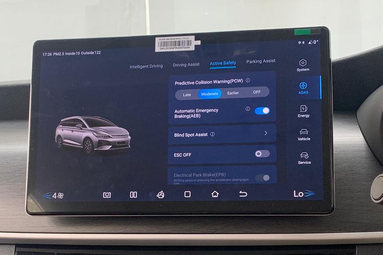 Fitur ADAS BYD M6