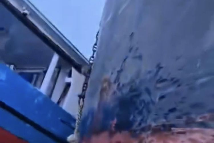 Ditabrak Kapal Tongkang di Sungai Mahakam, Nelayan Selamat usai Melompat ke Air