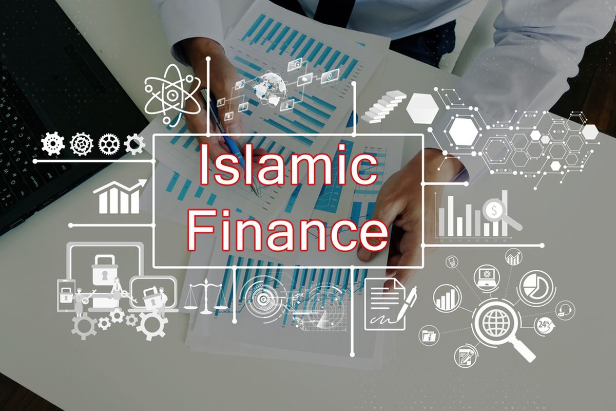 Ilustrasi keuangan syariah, ekonomi syariah.
