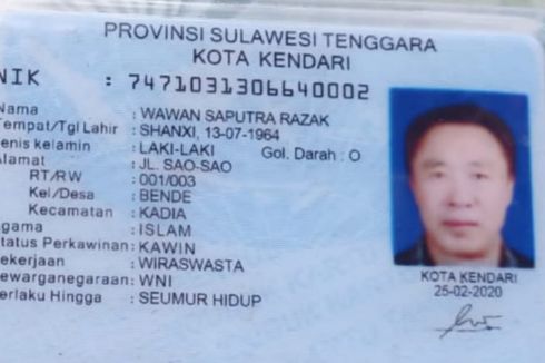 Diduga Miliki KTP Palsu, WNA Asal China di Sultra Dilaporkan ke Polisi