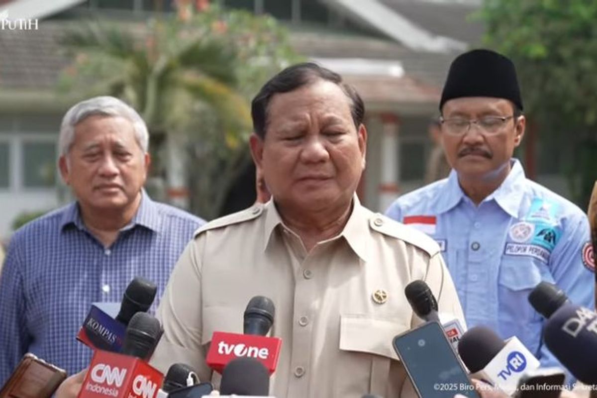 Presiden Prabowo Subianto. Prabowo Naikkan Gaji ASN, Berapa Gaji PNS, TNI, dan Polri Saat Ini?