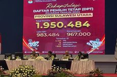 KPU Tetapkan Jumlah DPT Pilkada Sulut 1.950.484 Pemilih