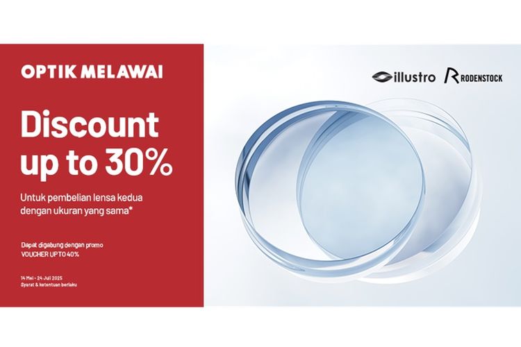Illustro Ultima Plus tersedia di seluruh gerai Optik Melawai. 
