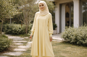 Gamis Lebaran 2026, Rekomendasi Warna, Model, dan Bahan Favorit