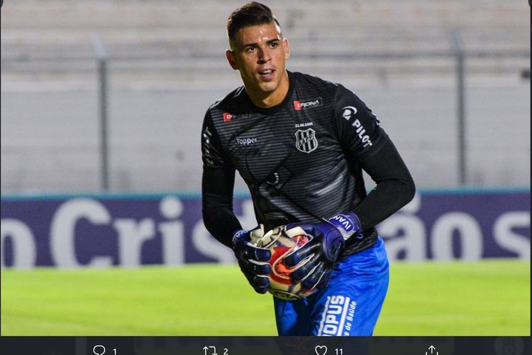 Kiper timnas U23 Brasil, Ivan Quaresma.